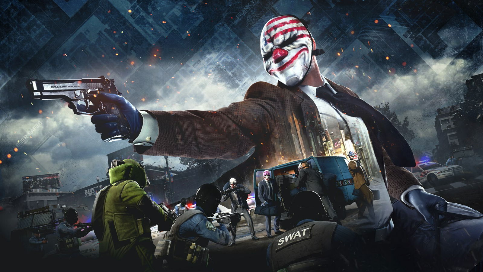 Clicca per vedere l'immagine originale Payday 2 videogame