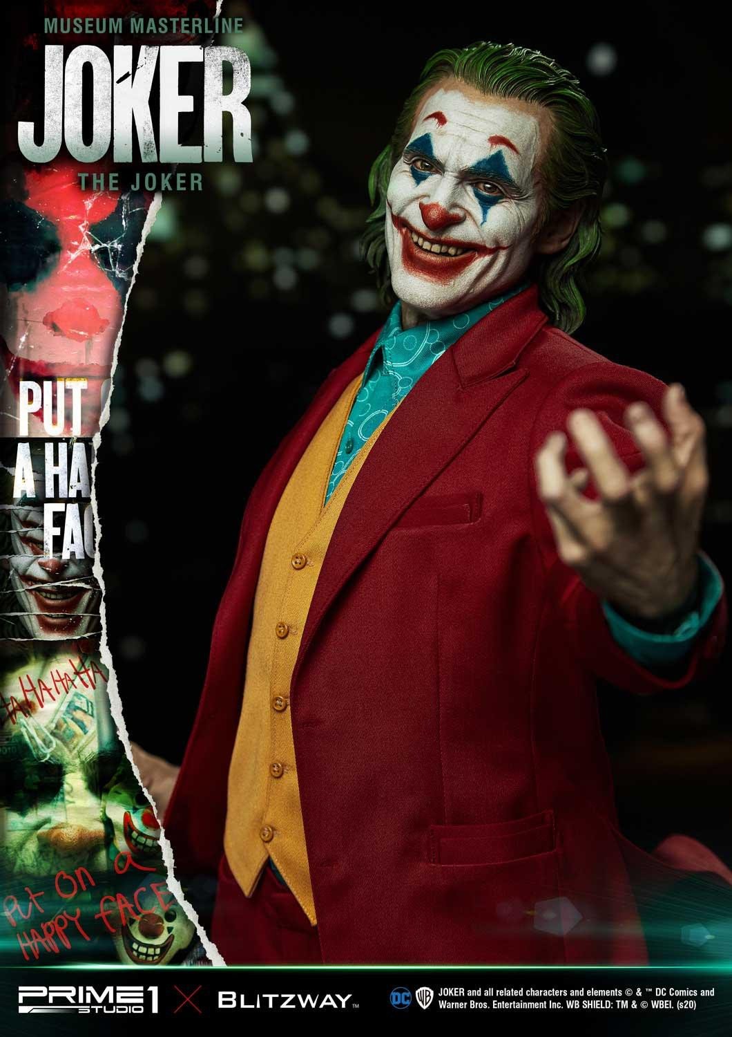 Una seconda immagine della statua di Joker da 1300 dollari