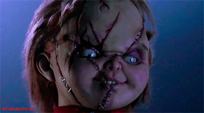 GIF della bambola assassina Chucky