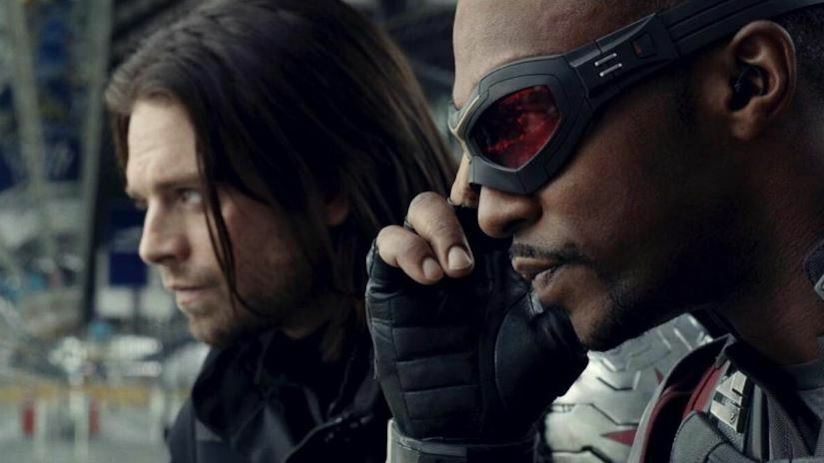 Bucky e Falcon Winter Soldier e Falcon fianco a fianco