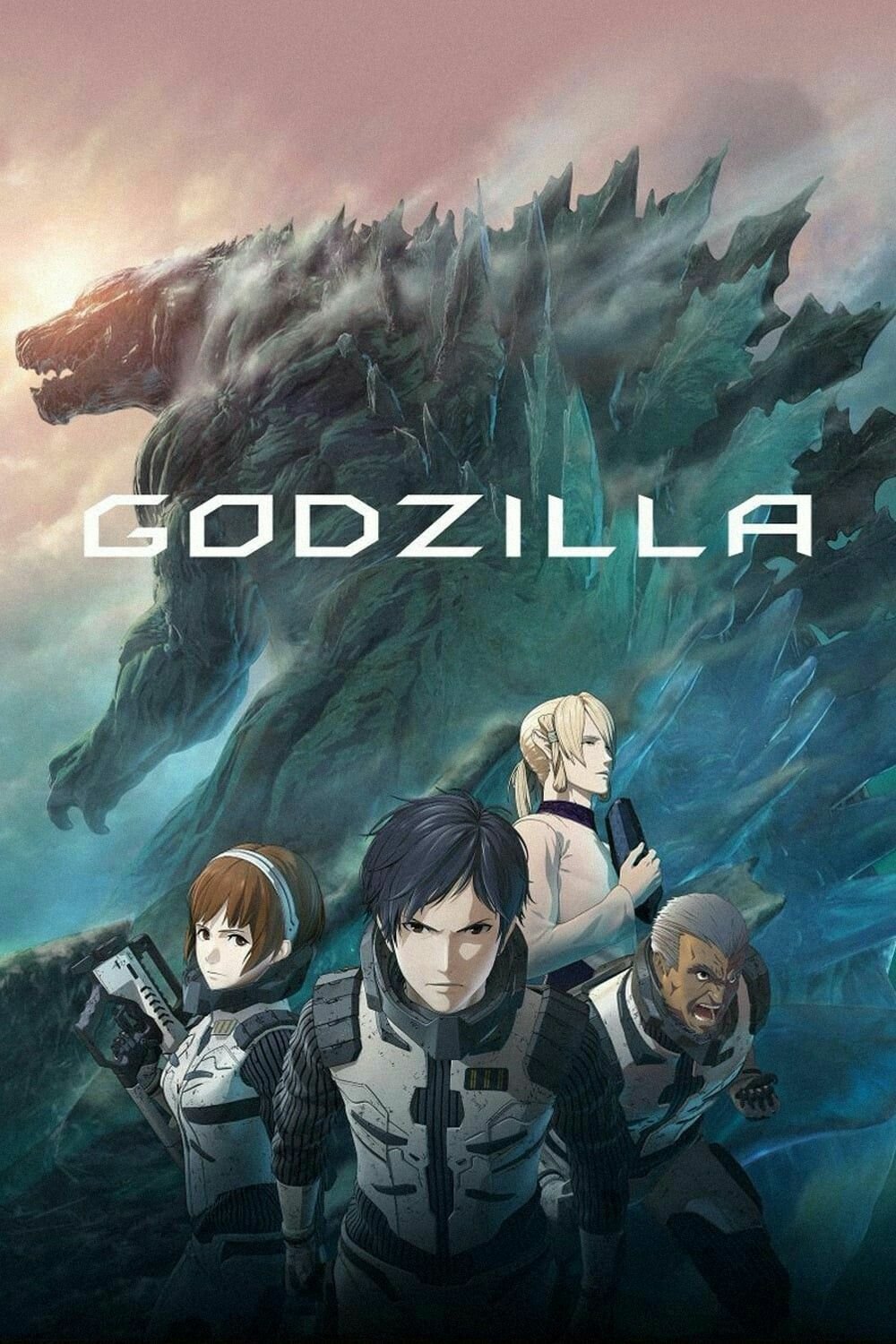 I protagonisti della trilogia anime su Godzilla di Netflix del 2017
