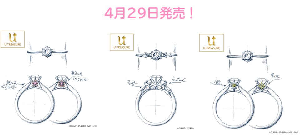 Gli anelli di fidanzamento di Card Captor Sakura