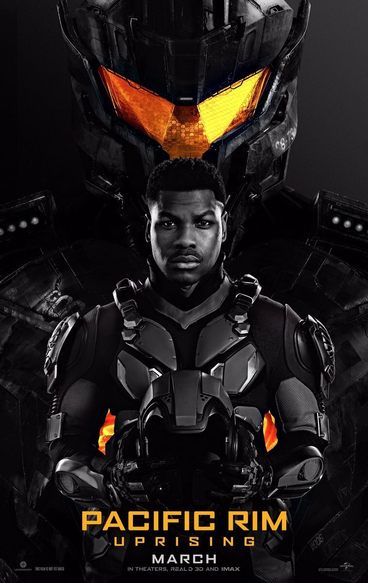 John Boyega nel primo poster ufficiale di Pacific Rim 2 - Go Jaeger