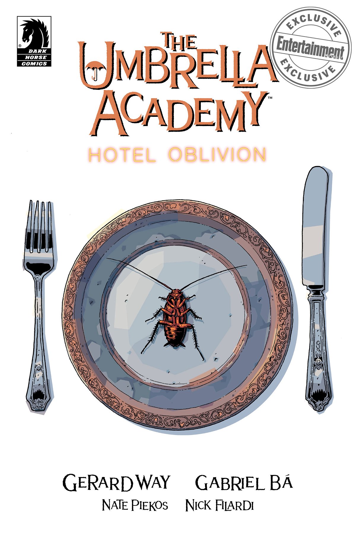 Umbrella Academy: Hotel Oblivion, la copertina del primo numero
