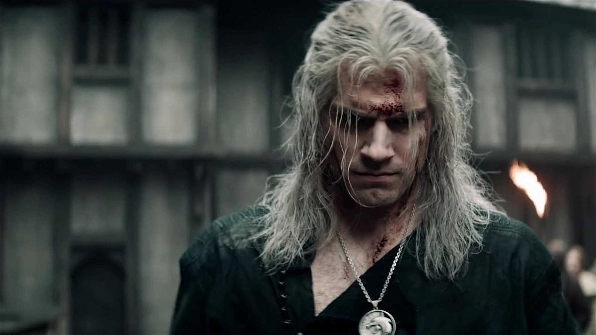 Henry Cavill nei panni di Geralt in The Witcher 1x01