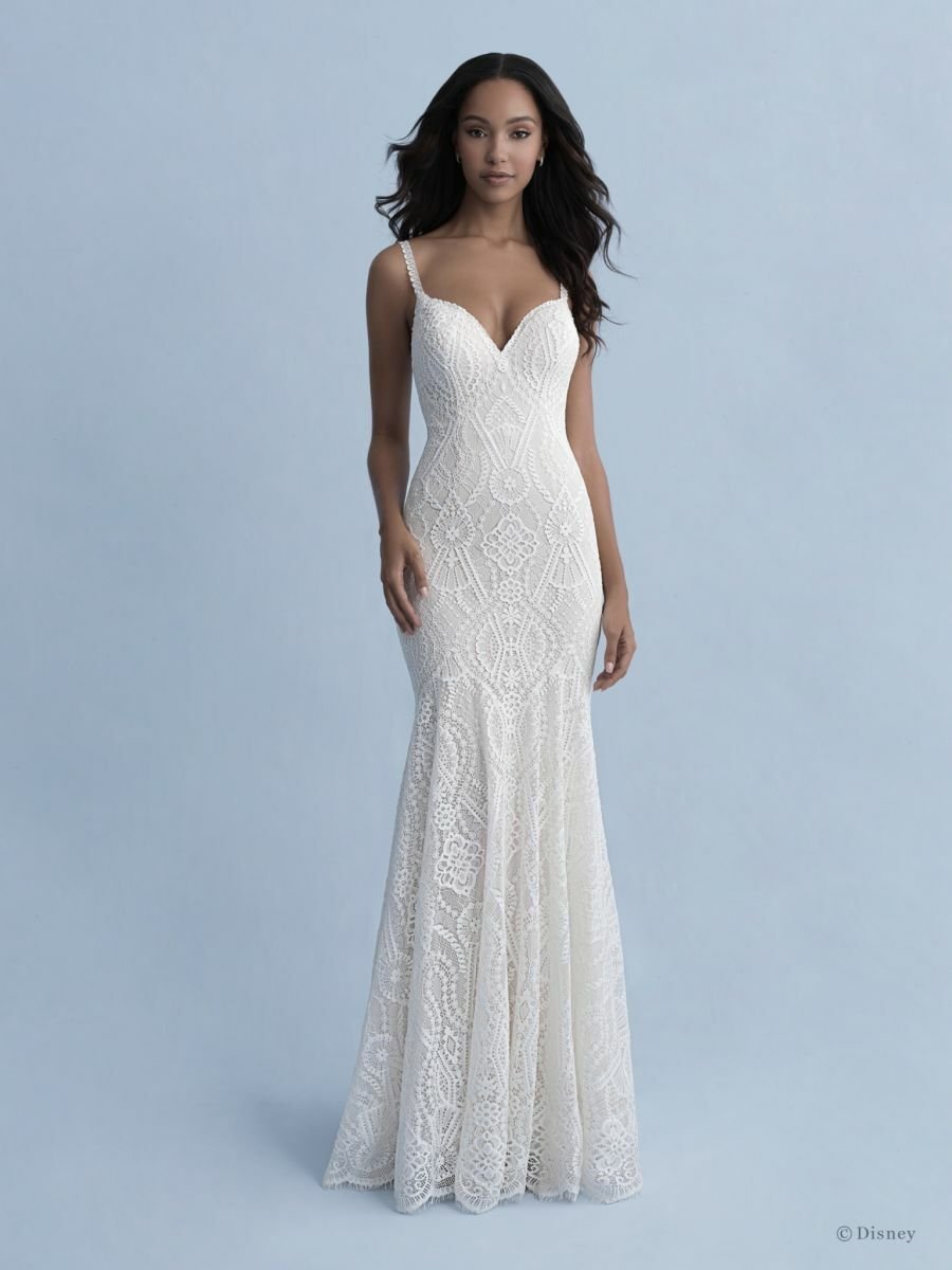 Allure Bridals wedding dress inspired by Pocahontas