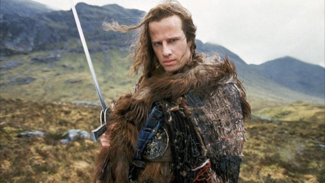 Christopher Lambert in Highlander