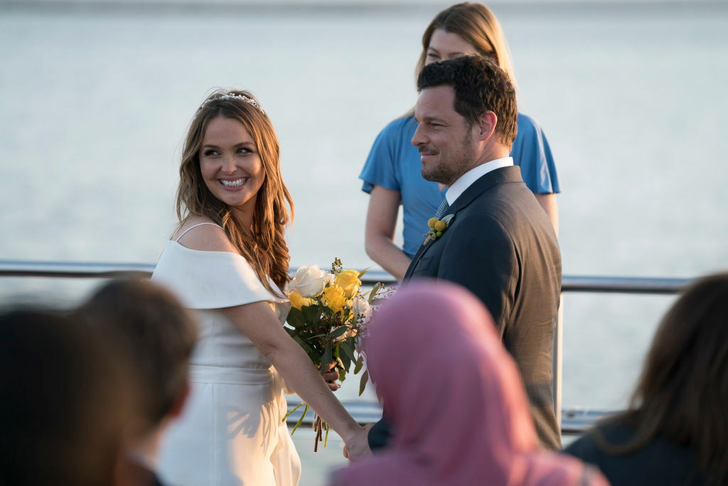 Clicca per vedere l'immagine originale Alex e Jo nella stagione 14 di Grey's Anatomy