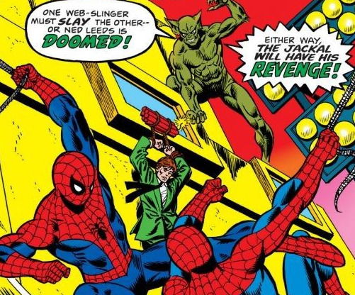 Spider-Man affronta il suo clone creato dallo Sciacallo Cover di Amazing Spider-Man #149
