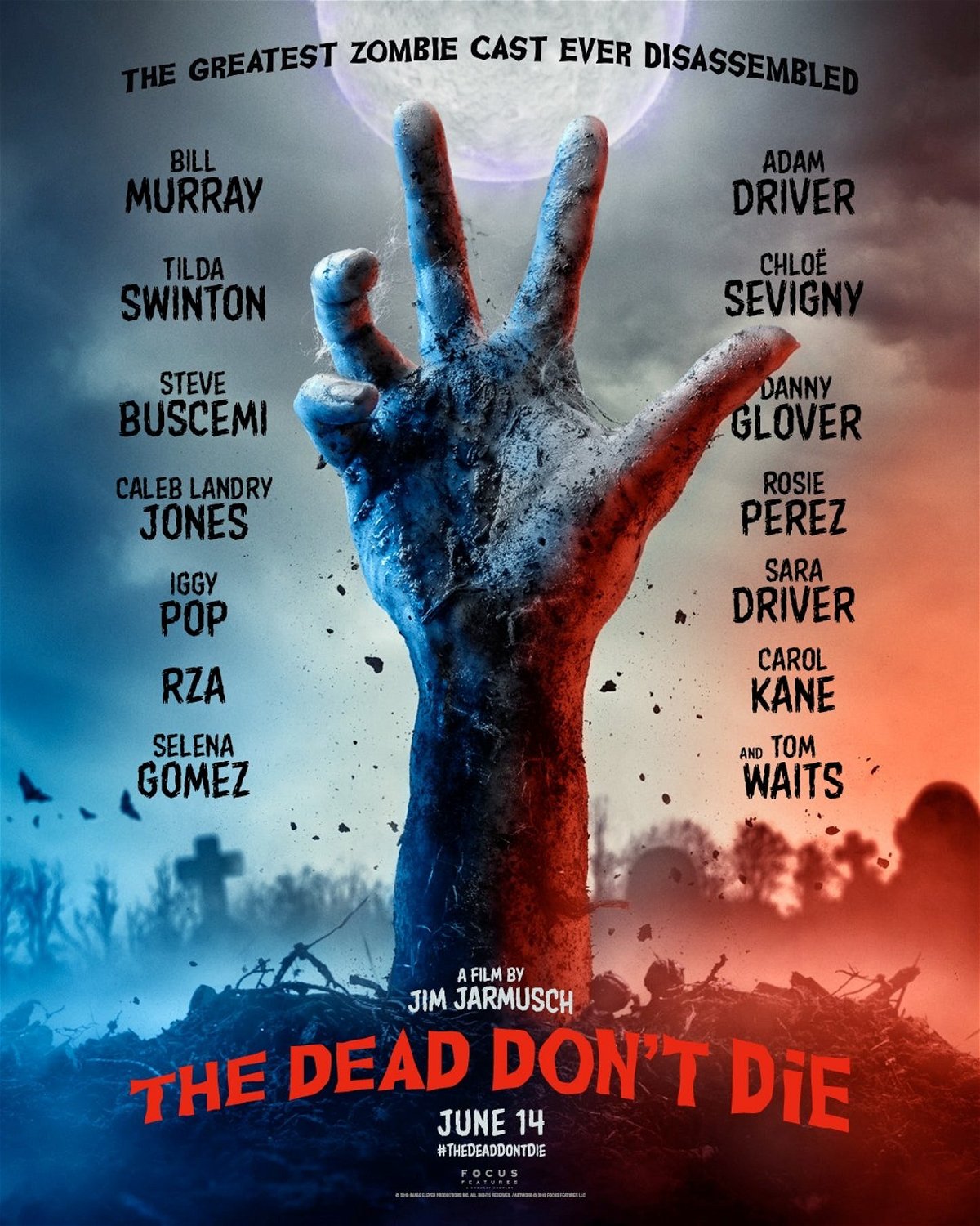 Il poster ufficiale di The Dead Don't Die