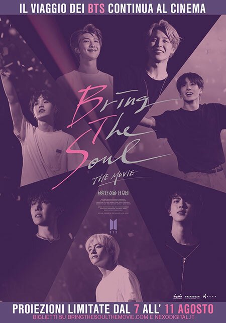 I BTS sulla locandina di Bring the Soul: The Movie