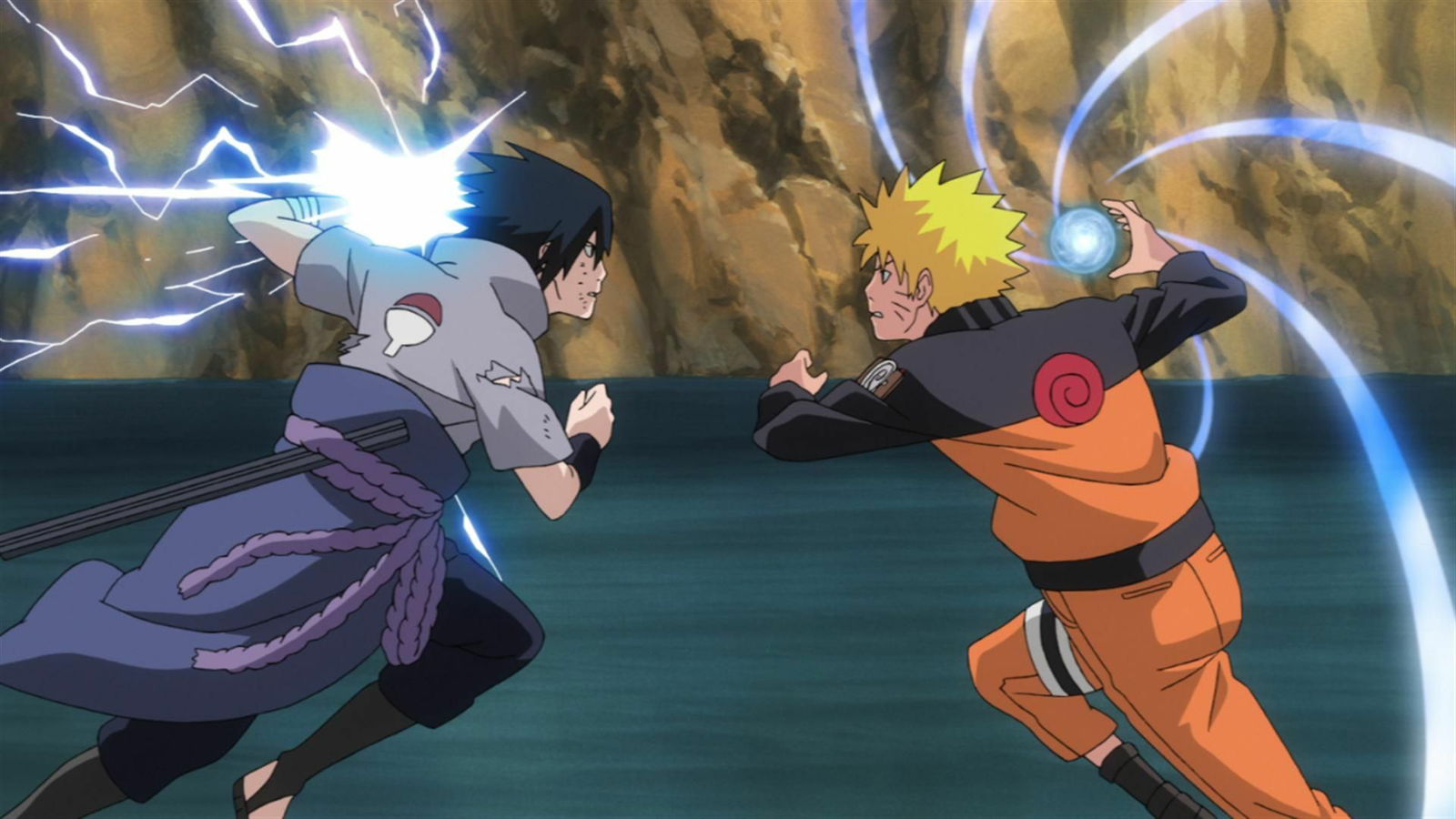 Clicca per vedere l'immagine originale Naruto contro Sasuke