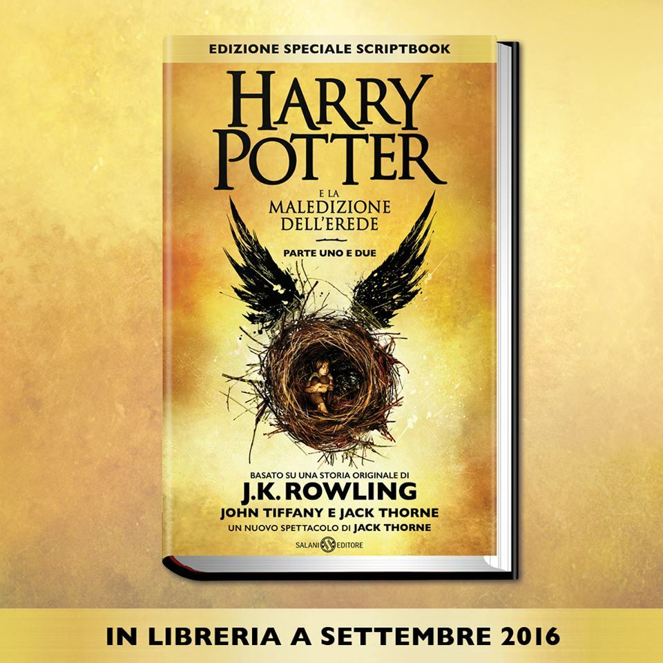 Harry Potter e la Maledizione dell'Erede La copertina di Harry Potter e la Maledizione dell'Erede