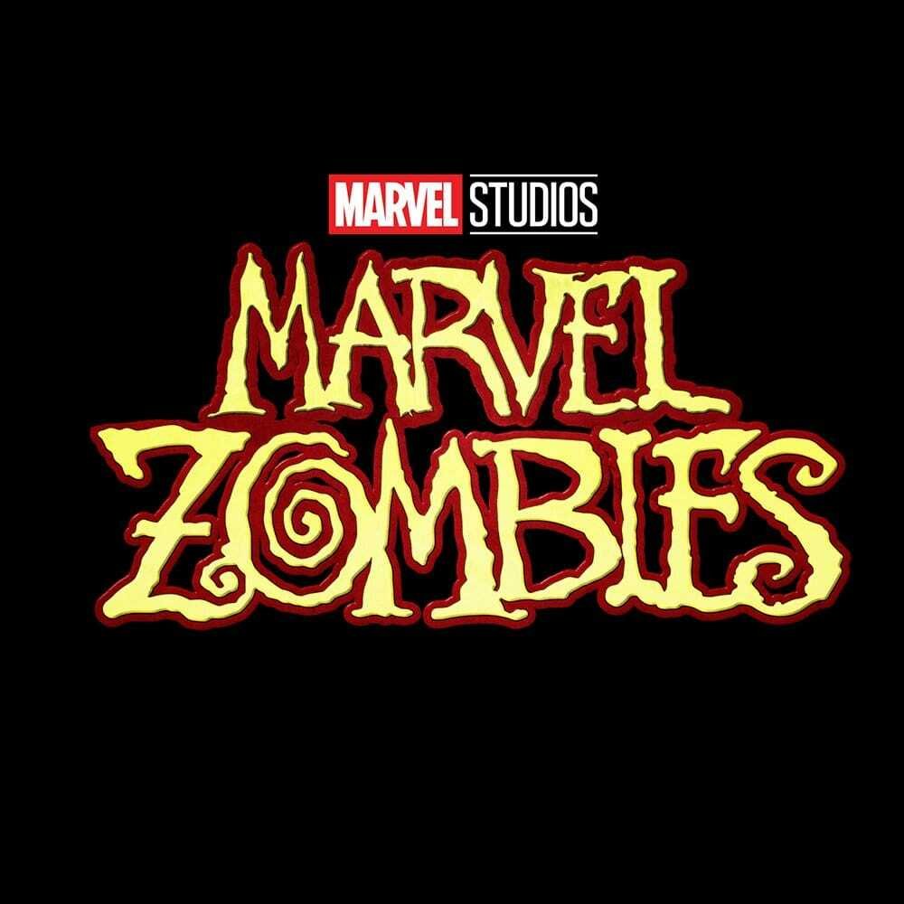 La scritta gialla Marvel Zombies