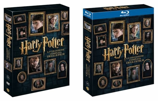 Cofanetto DVD e Blu-Ray della saga di Harry Potter