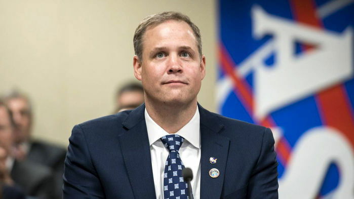 Jim Bridenstine L'amministratore della NASA Jim Bridenstine immortalato in un'apparizione pubblica