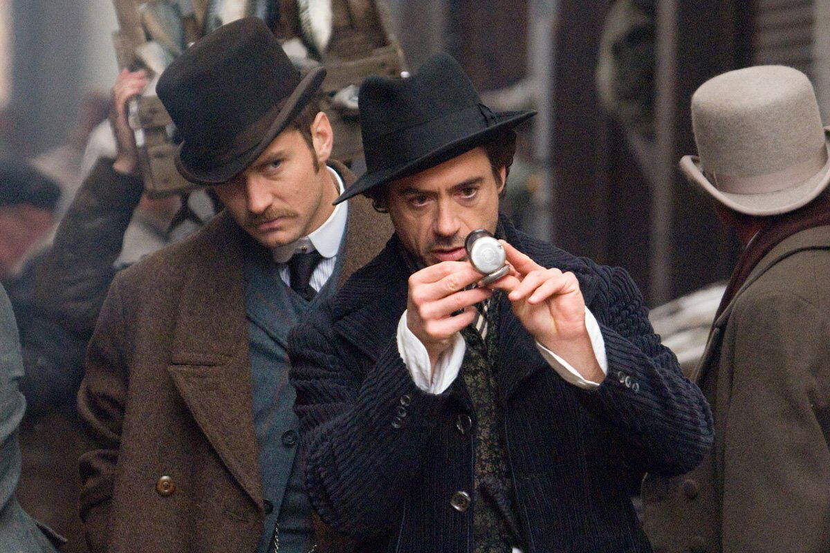 Sherlock Holmes (2009) Sherlock Holmes in una scena del film
