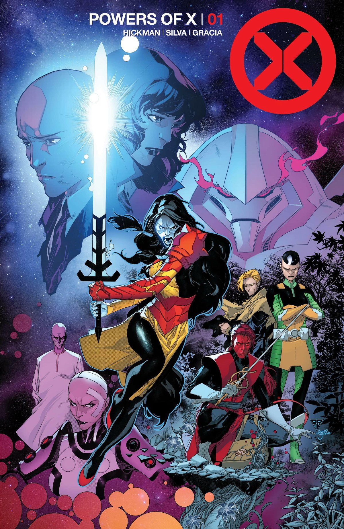 La copertina del primo numero di Power of X