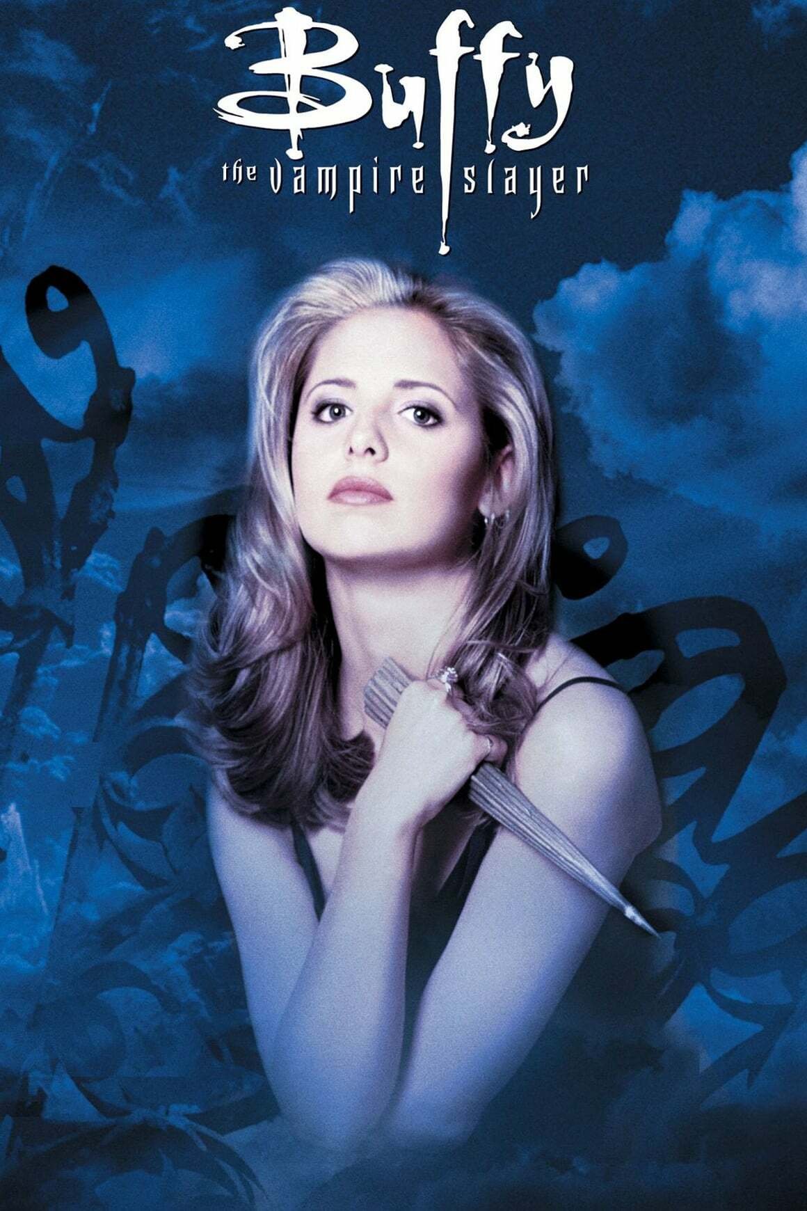 Sarah Michelle Gellar nella locandina di Buffy