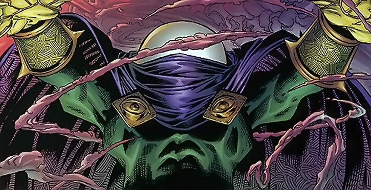 Il villain Mysterio, nemico di Spider-Man nel mondo Marvel