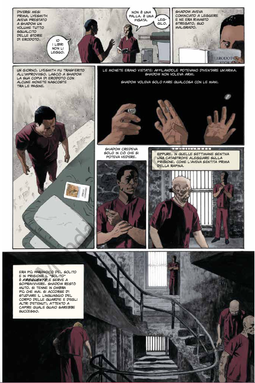 Clicca per vedere l'immagine originale Shadow viene scarcerato