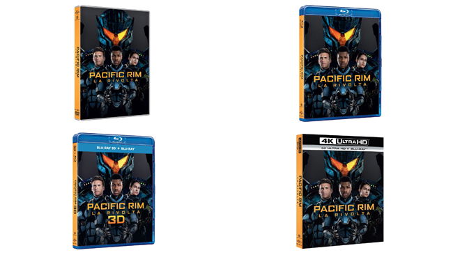 Clicca per vedere l'immagine originale Pacific Rim - La Rivolta in versione DVD, Blu-ray e 4K