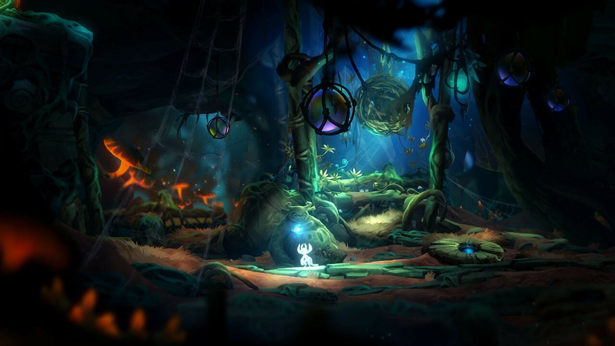 Un'immagine di gioco da Ori and the Blind Forest
