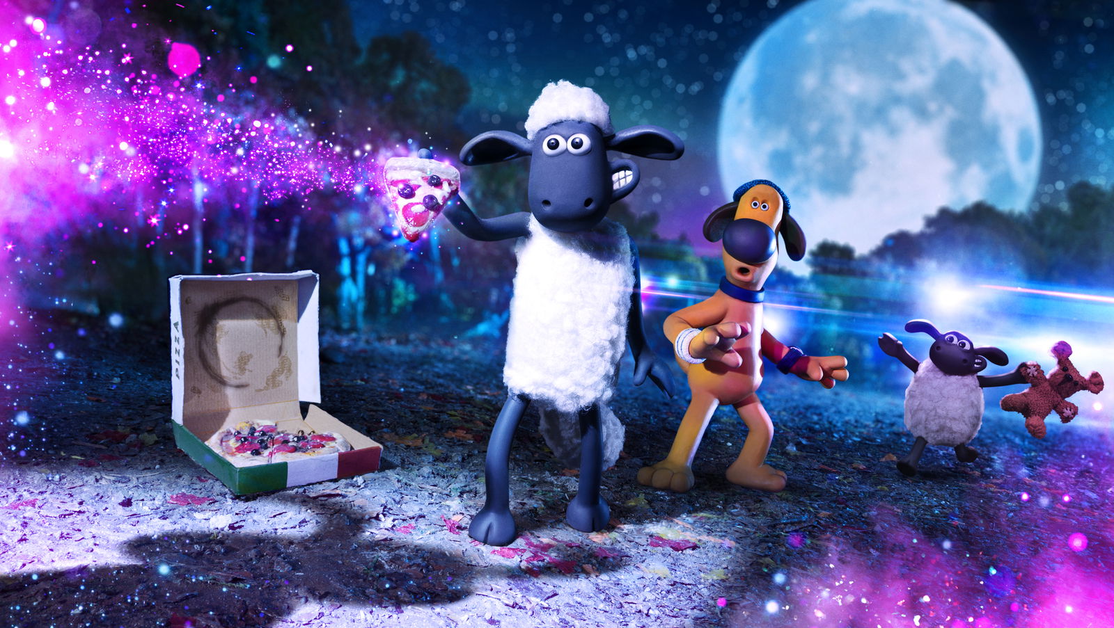 Clicca per vedere l'immagine originale Shaun nella prima immagine di Shaun, vita da pecora - Farmageddon il film
