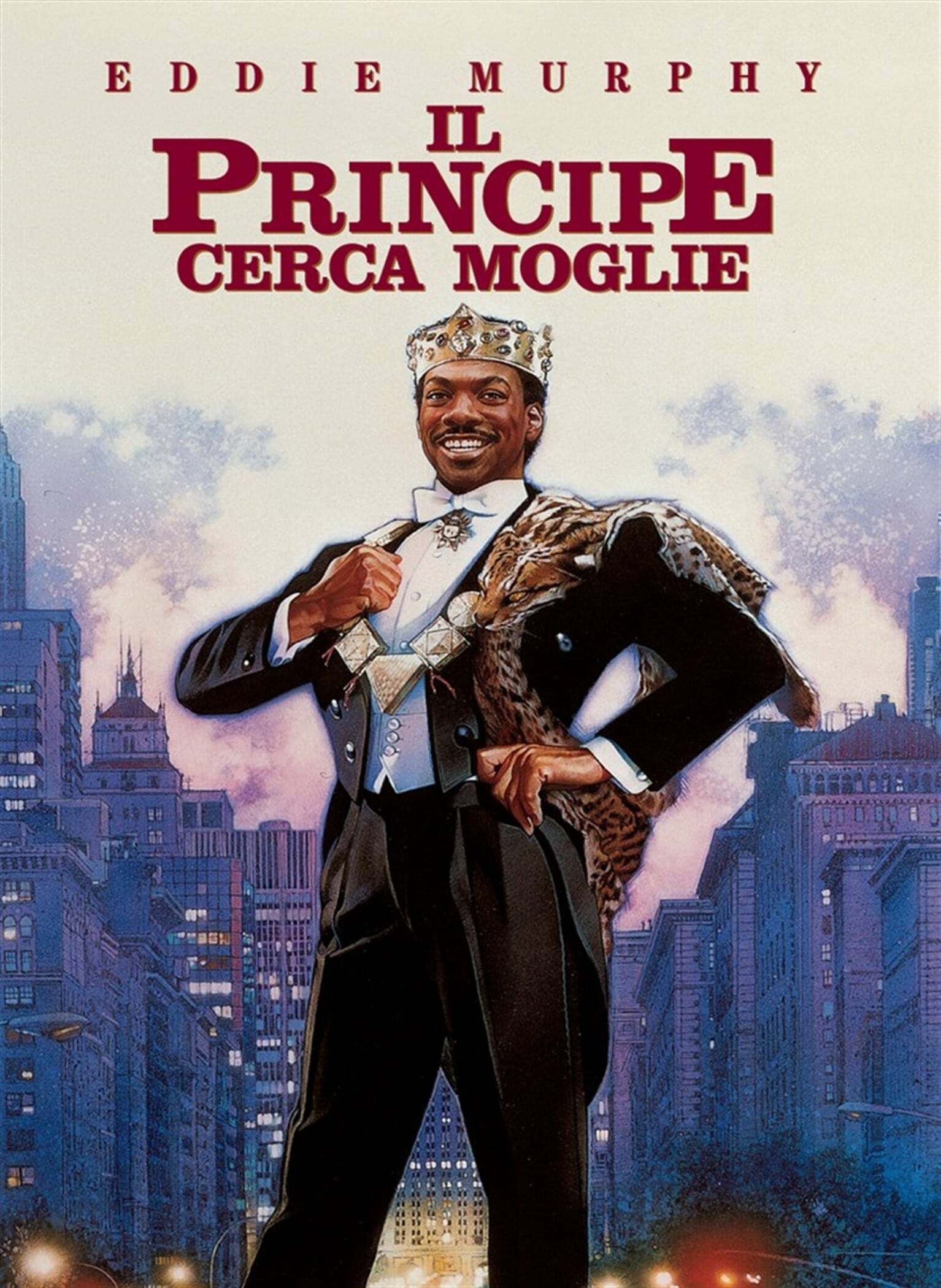 Clicca per vedere l'immagine originale Eddie Murphy nella locandina de Il Principe Cerca Moglie