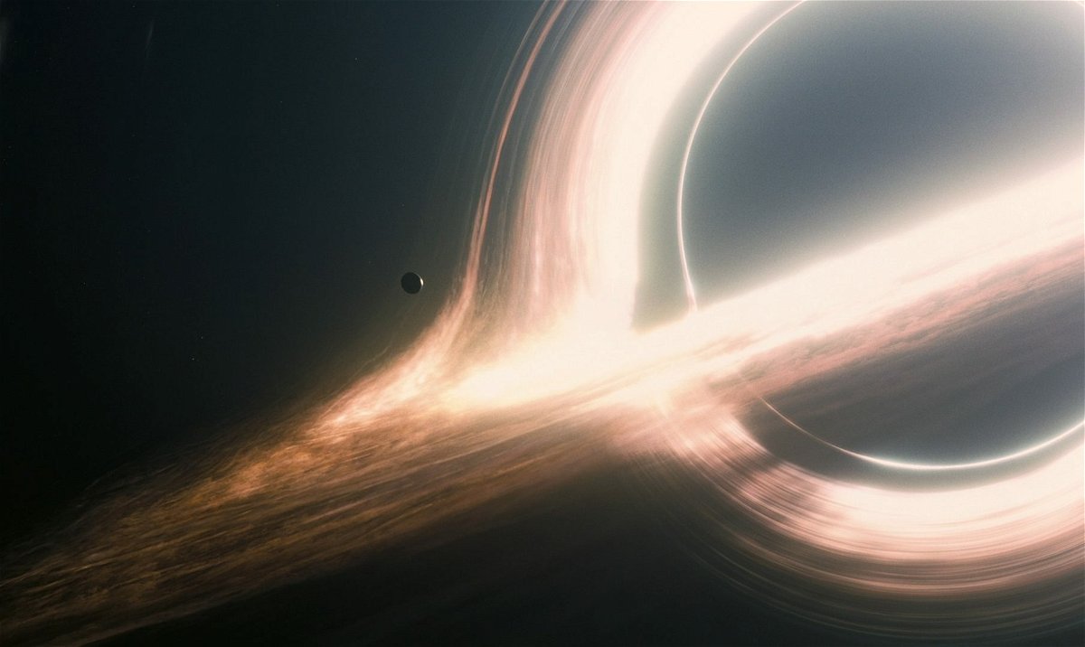 Il buco nero del film Interstellar
