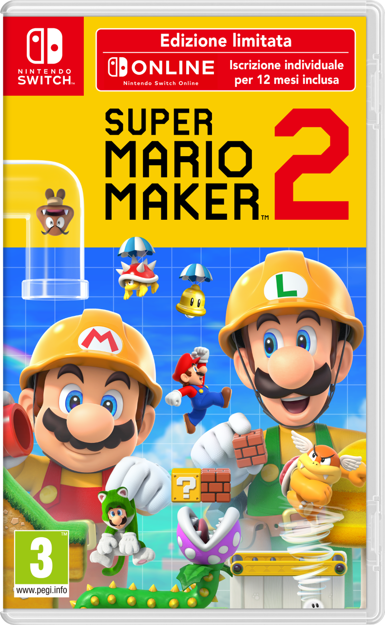 Super Mario Maker 2 è atteso a giugno 2019 solo su Nintendo Switch
