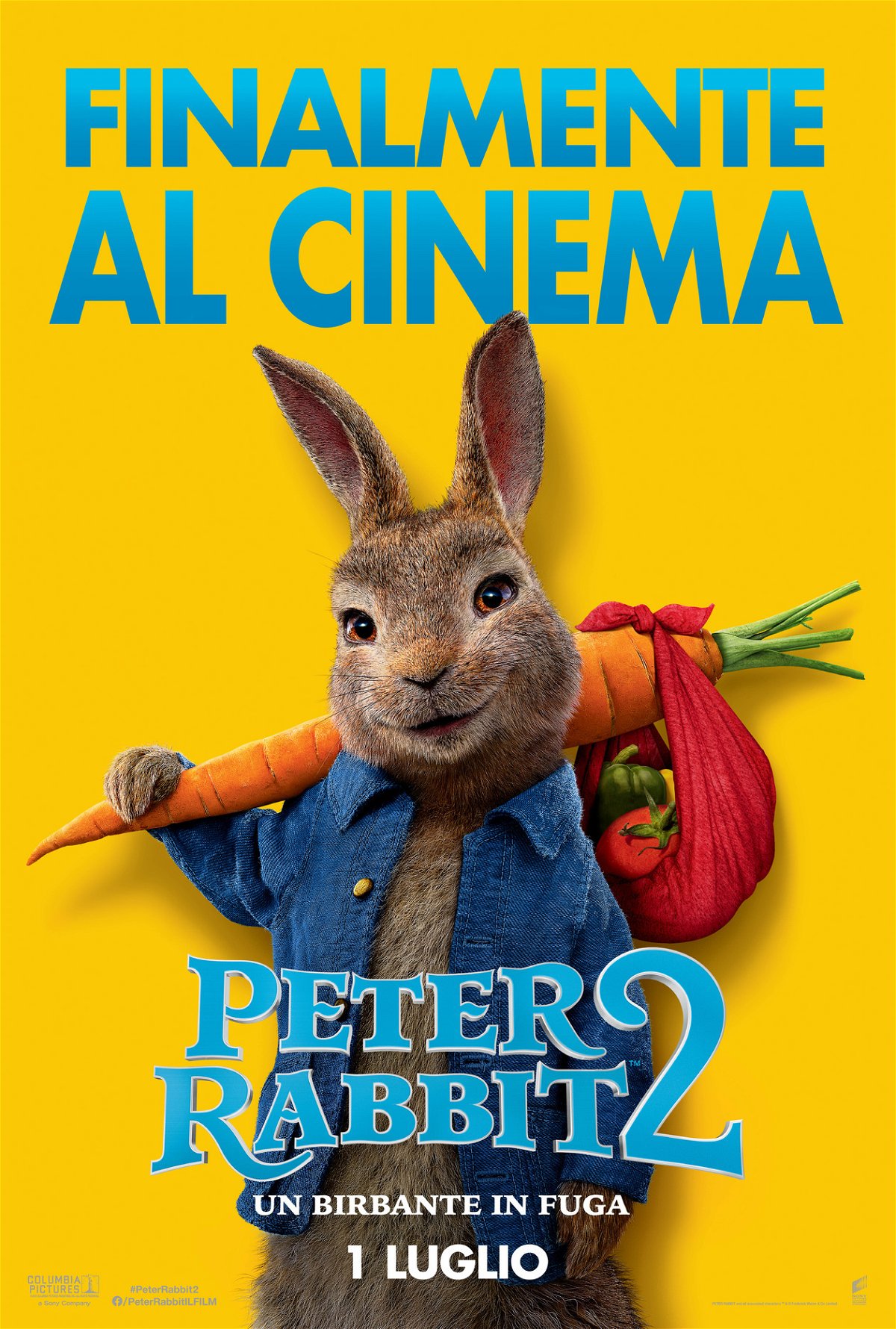 El cartel de Peter Rabbit 2