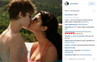 Copertina di Selena Gomez e Justin Bieber si baciano (su Instagram)