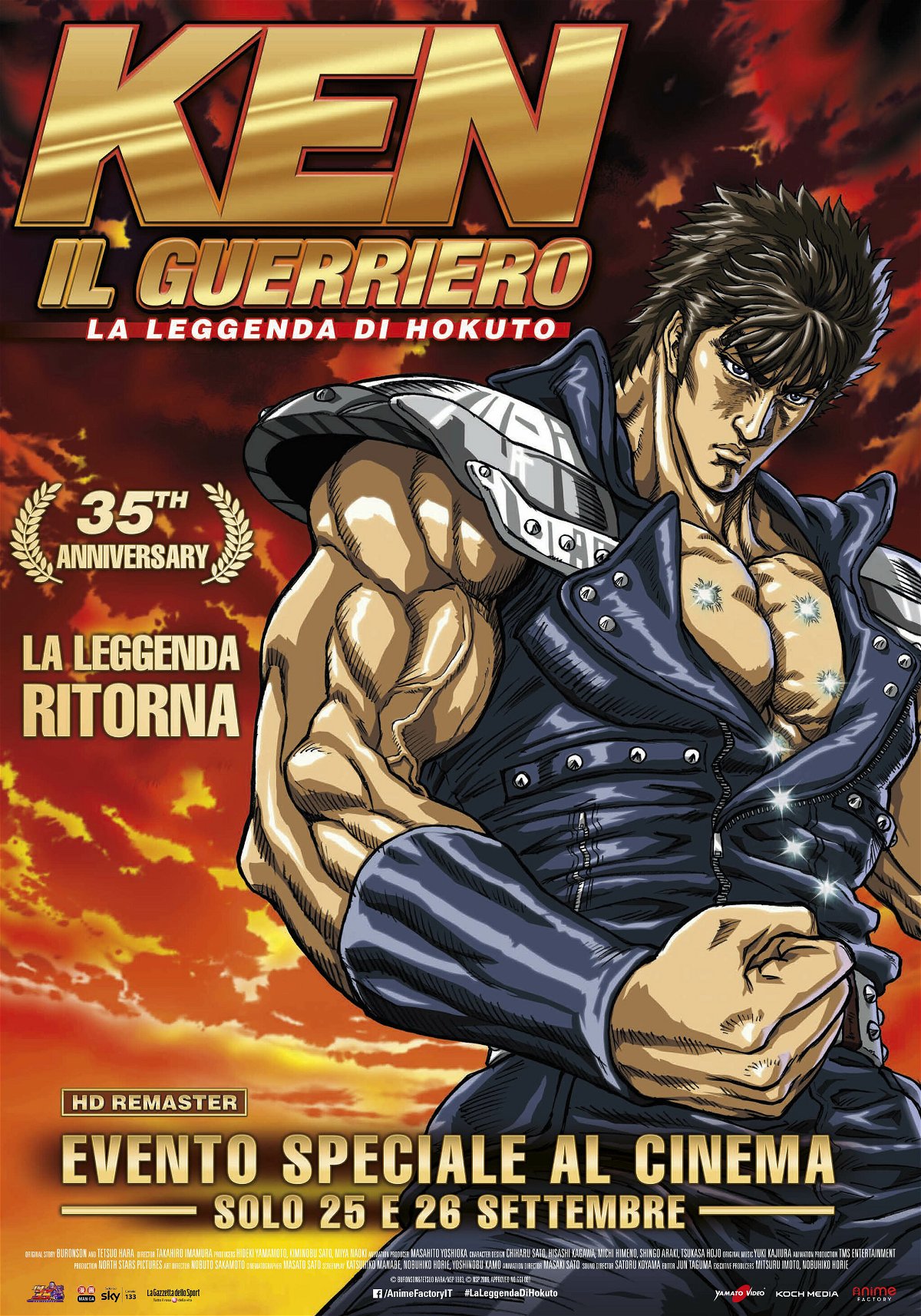 Poster ufficiale del film Ken il Guerriero - La Leggenda di Hokuto