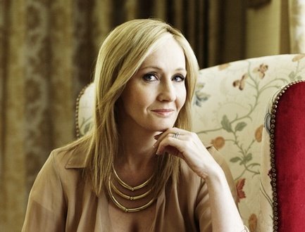 La scrittrice J.K. Rowling