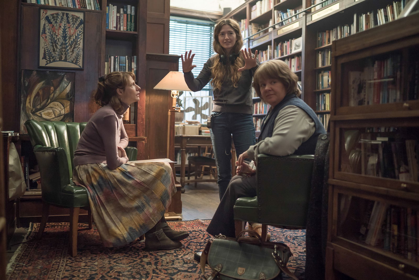 Clicca per vedere l'immagine originale Marielle Heller sul set di Copia Originale