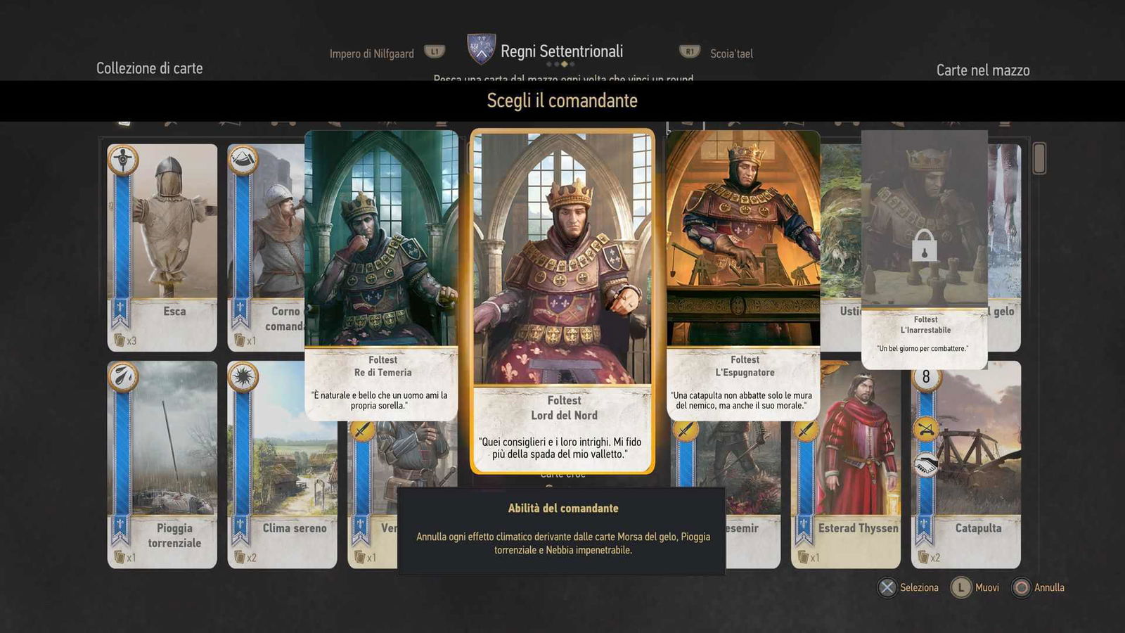 Clicca per vedere l'immagine originale Le regole del Gwent di The Witcher
