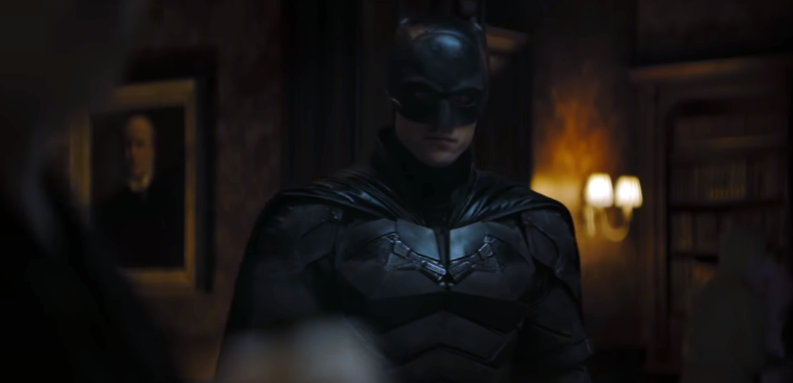 Batman in una scena del teaser trailer di The Batman