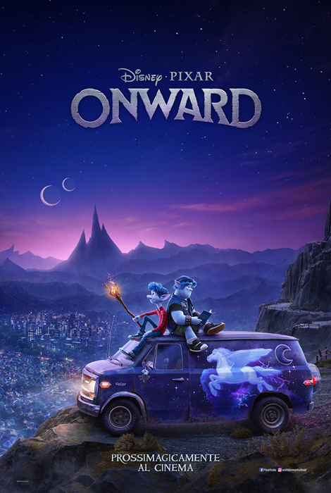 Clicca per vedere l'immagine originale Onward - Oltre la magia: poster