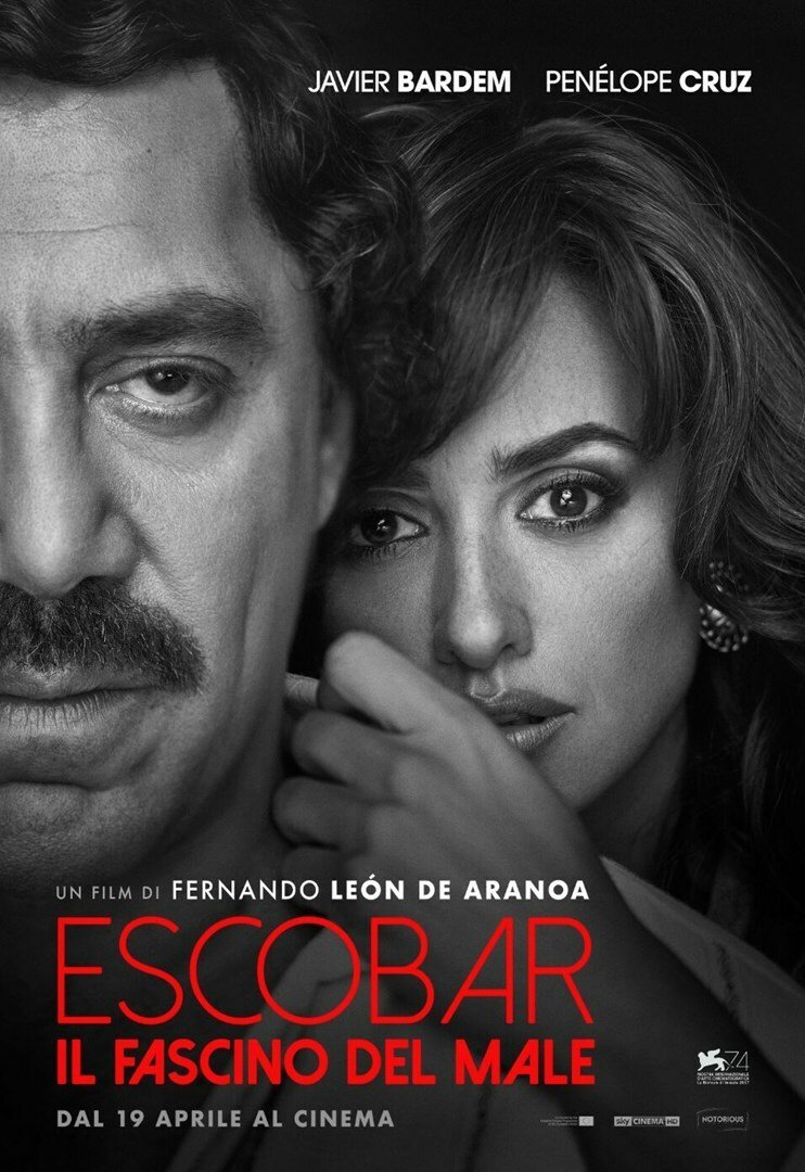 Poster italiano ufficiale di Escobar - Il fascino del male