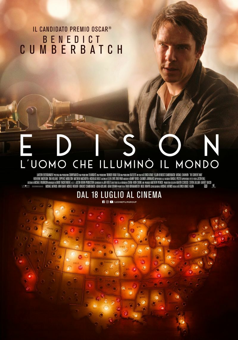 Clicca per vedere l'immagine originale Poster italiano di Edison - L'uomo che illuminò il mondo