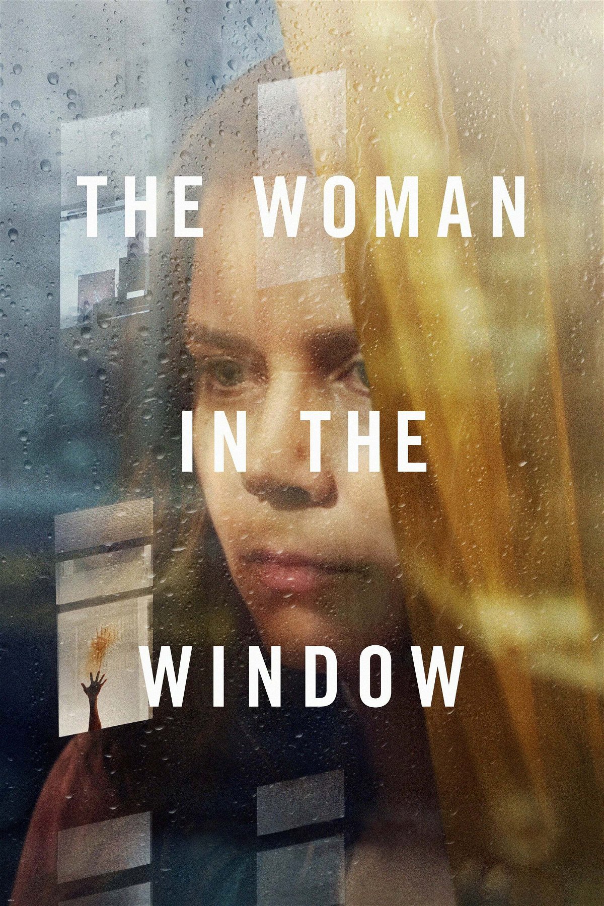 Amy Adams nella locandina de La donna alla finestra