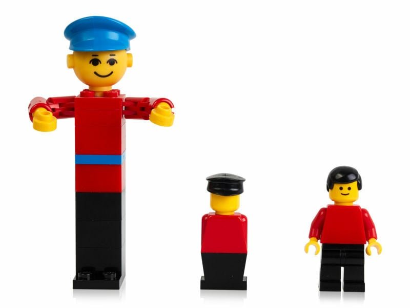 L'evoluzione delle Minifigure LEGO: Minifigure del 1974, 1975, 1978 