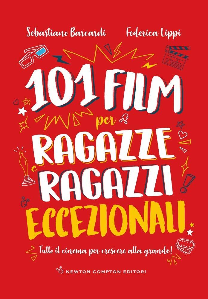 Clicca per vedere l'immagine originale Copertina rossa di 101 film per ragazze e ragazzi eccezionali