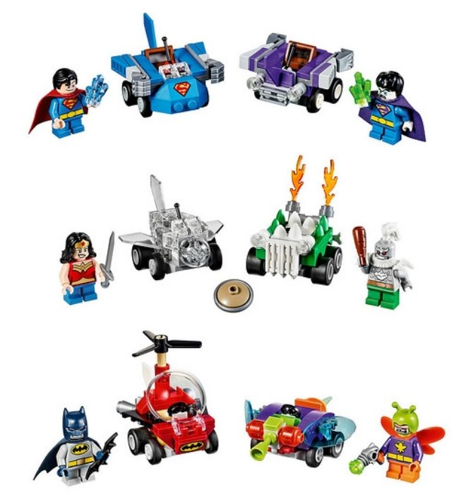 La seconda serie di Lego Mighty Micros dedicata al mondo DC Comics
