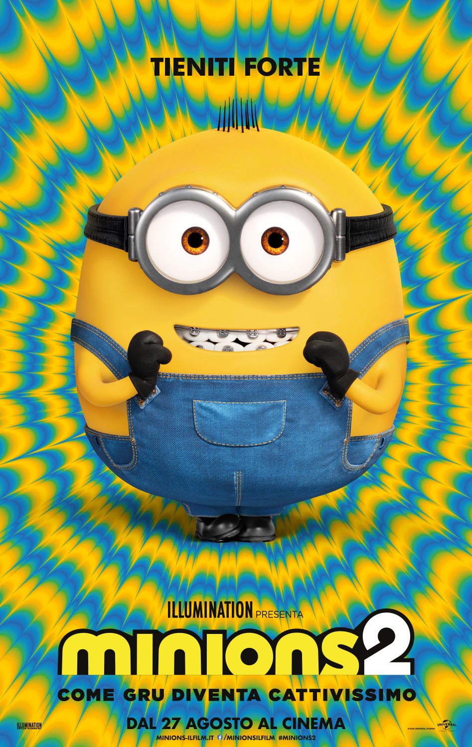 The Minions in the Italian teaser poster