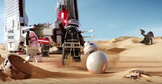 Screen videogame LEGO Star Wars: The Force Awakens