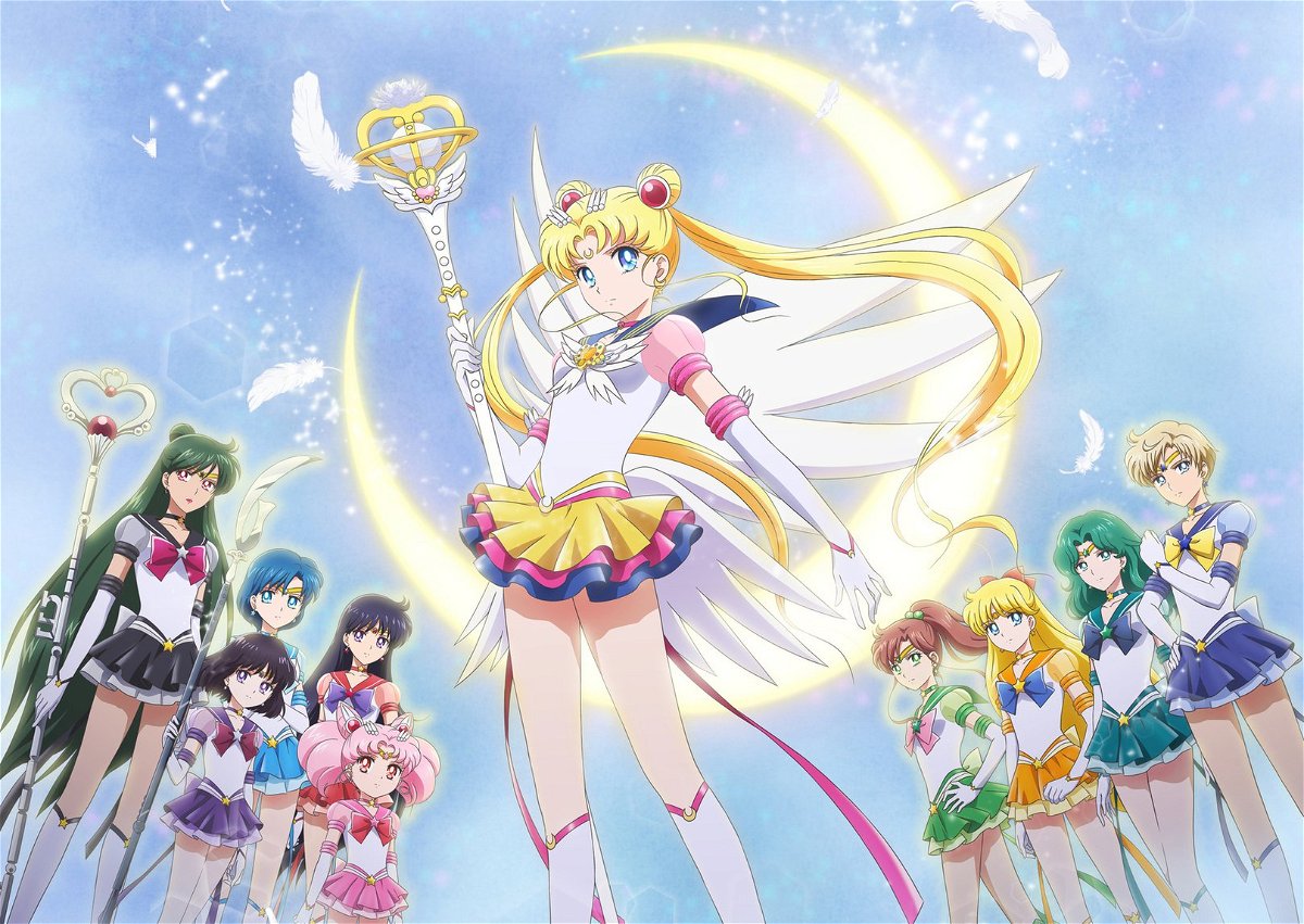 Μια διαφημιστική αφίσα του Pretty Guardian Sailor Moon Eternal - The Movie