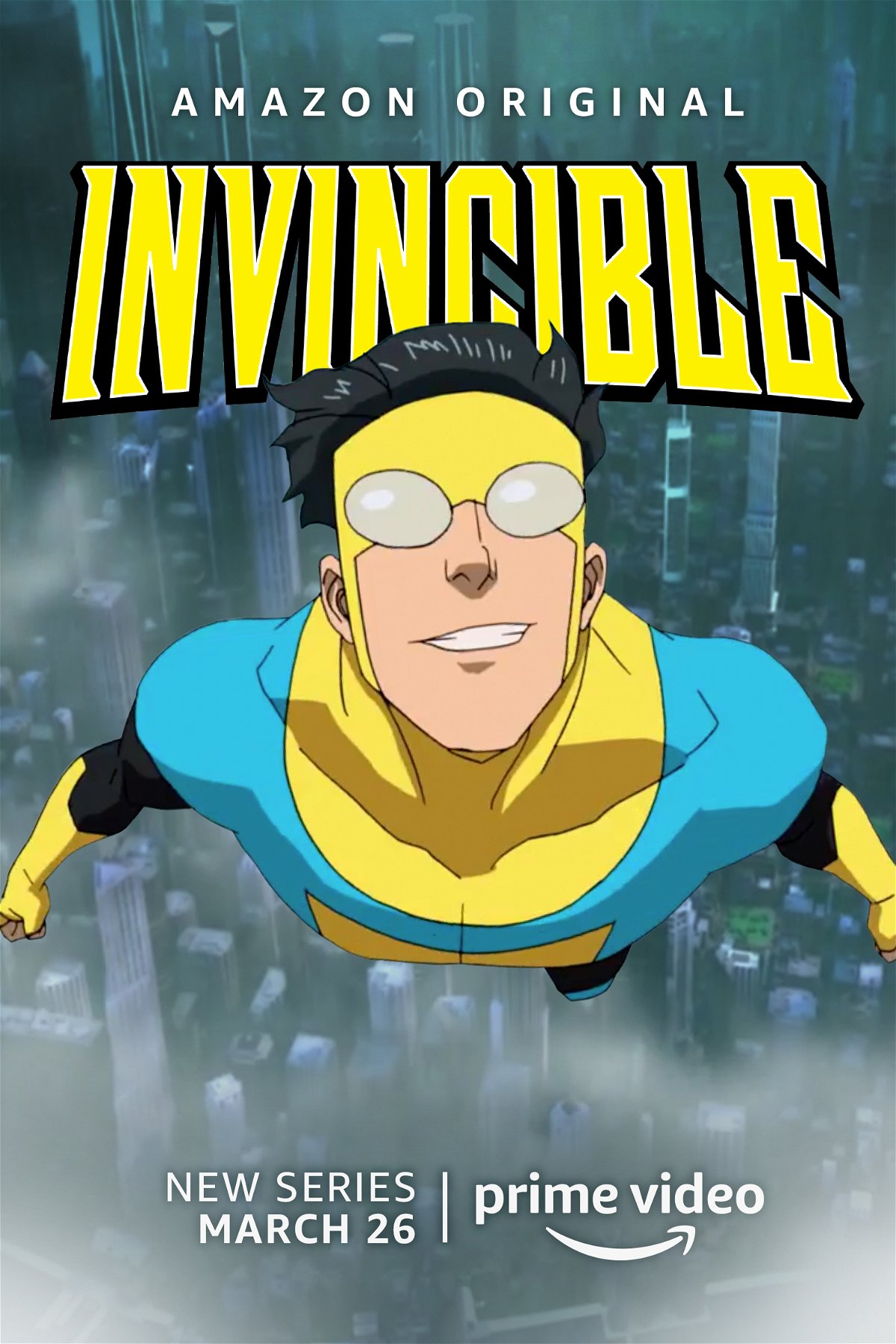 Il poster della serie Invincible