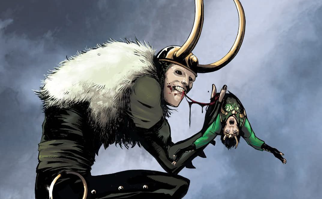Dettaglio della cover di Loki: Agent of Asgard #12